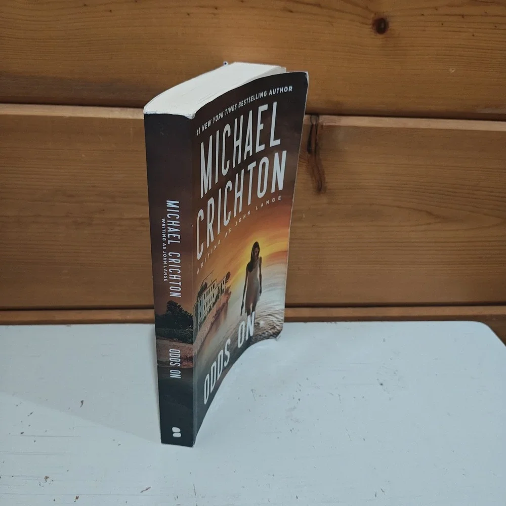 Odds on by Michael Crichton Writing as John Lange Paperback Book 9798200987542